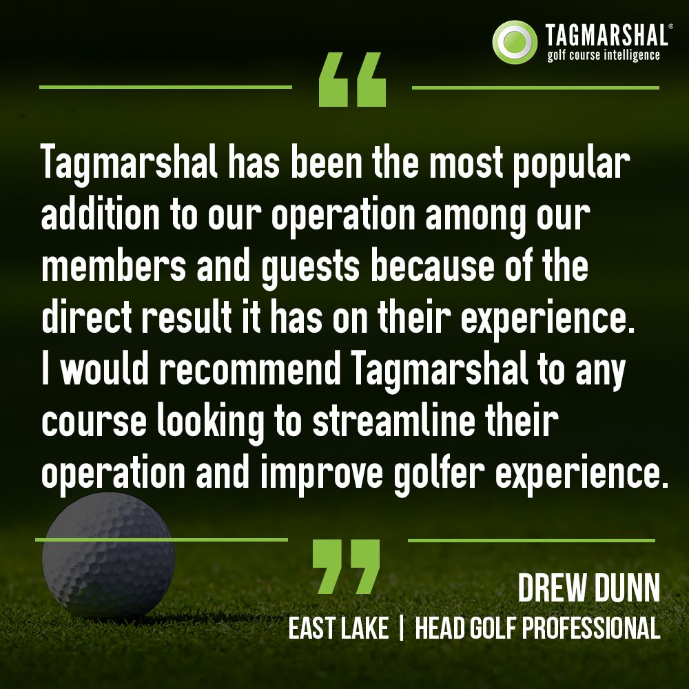 tagmarshal's tweet photo. Discover how private golf clubs like @eastlakegc complete a memorable golfing experience with Tagmarshal: https://t.co/K8keNRsK89 #golfcourseoptimization #tagmarshal #golfclubs #privategolfcourse https://t.co/ZIUxOcbUmZ