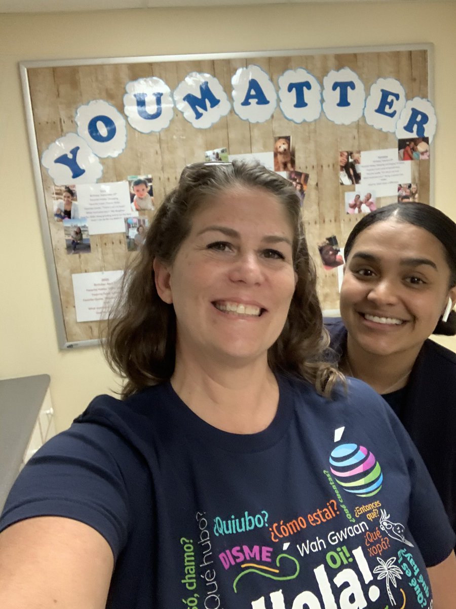 conniedmason's tweet photo. Celebrating National Hispanic Month by wearing the new t-shirt I purchased at the #ATTEGC19! #ATiYATi #Hacemos #LifeAtATT #OHPA #TeamLEAD https://t.co/G3AwaY3tJI