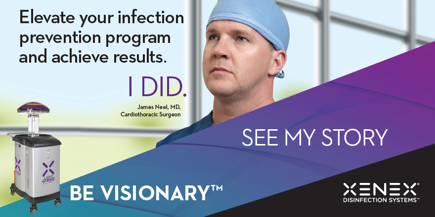 XenexDisinfect's tweet photo. Dr. James Neel is a Visionary. Learn why his team integrated LightStrike Robots to help prevent the risk of SSIs and ensure every patient has a smooth, speedy, safe, infection free surgical experience: https://t.co/Cv9CIHaztX #GermZapping #BeVisionary https://t.co/7eJFBnWTI4