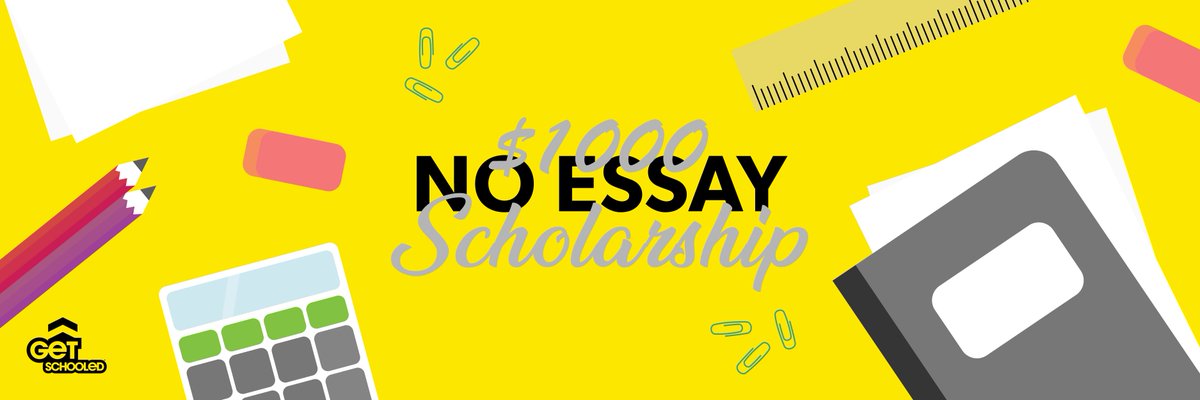 getschooled's tweet photo. Ready for the easiest scholarship you'll ever apply for?? Head to our website and enter into the $1000 No Essay Scholarship!! 

https://t.co/NPPKEuH1Xt https://t.co/dA8Q9oGlyp