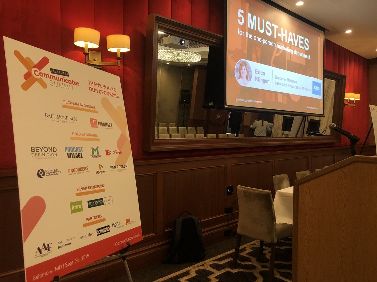 ericaklinger's tweet image. Thrilled to be part of this stellar lineup and connecting with colleagues at #communicatorsummit @CapitolCom @josh_greene #baltimore #agilemarketing