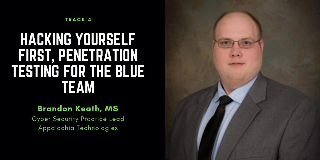 Brandon Keath of Appalachia Technologies and PAHackers presents “Hacking Yourself First, Penetration Testing for the Blue Team” in two parts. 
#BSidesHBurg #BSides BSidesHarrisburg.com