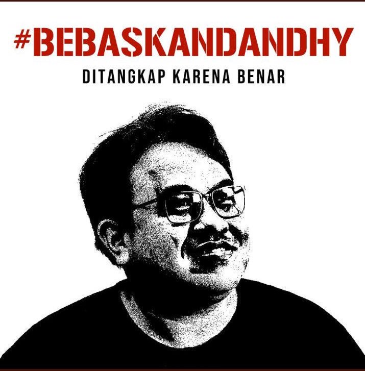 ArussEnergy's tweet photo. #BebaskanDandhy
#BebaskanKawanKami https://t.co/VNqd1yCDcB
