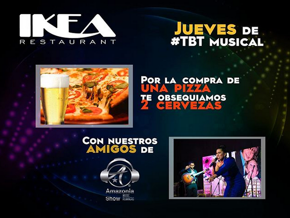 ghhoteles's tweet photo. Promoción en pizzas y cervezas todos los jueves en nuestro restaurant IKEA. ¡No te lo puedes perder! https://t.co/wsfvfOUvpF