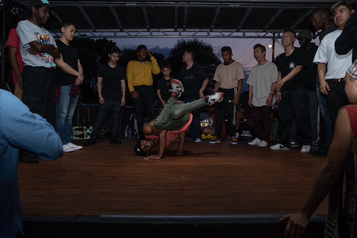 Still feels like summer in MN!  
.
.
.
.
.
.
#tbt #reminisce #littlemekong #nightmarket #breakdancer #bboy #battle #spin  #hiphop #dance #performance #july2019 #music #freestyle #community #streetfestival