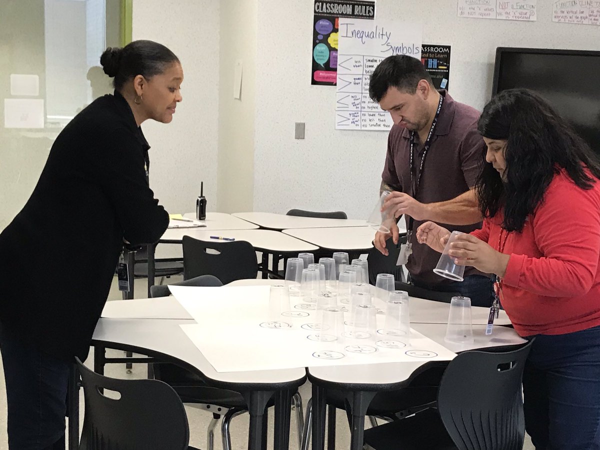 sam_patrickk's tweet photo. Engaging planning! Mead Math teachers learning different ways from our awesome Skills in how to make Math Fun for all of our students! The Mead Way! #MeadMath @dijess_23 @rstewart243 @MeadJaguars https://t.co/gNRfFZM1gw