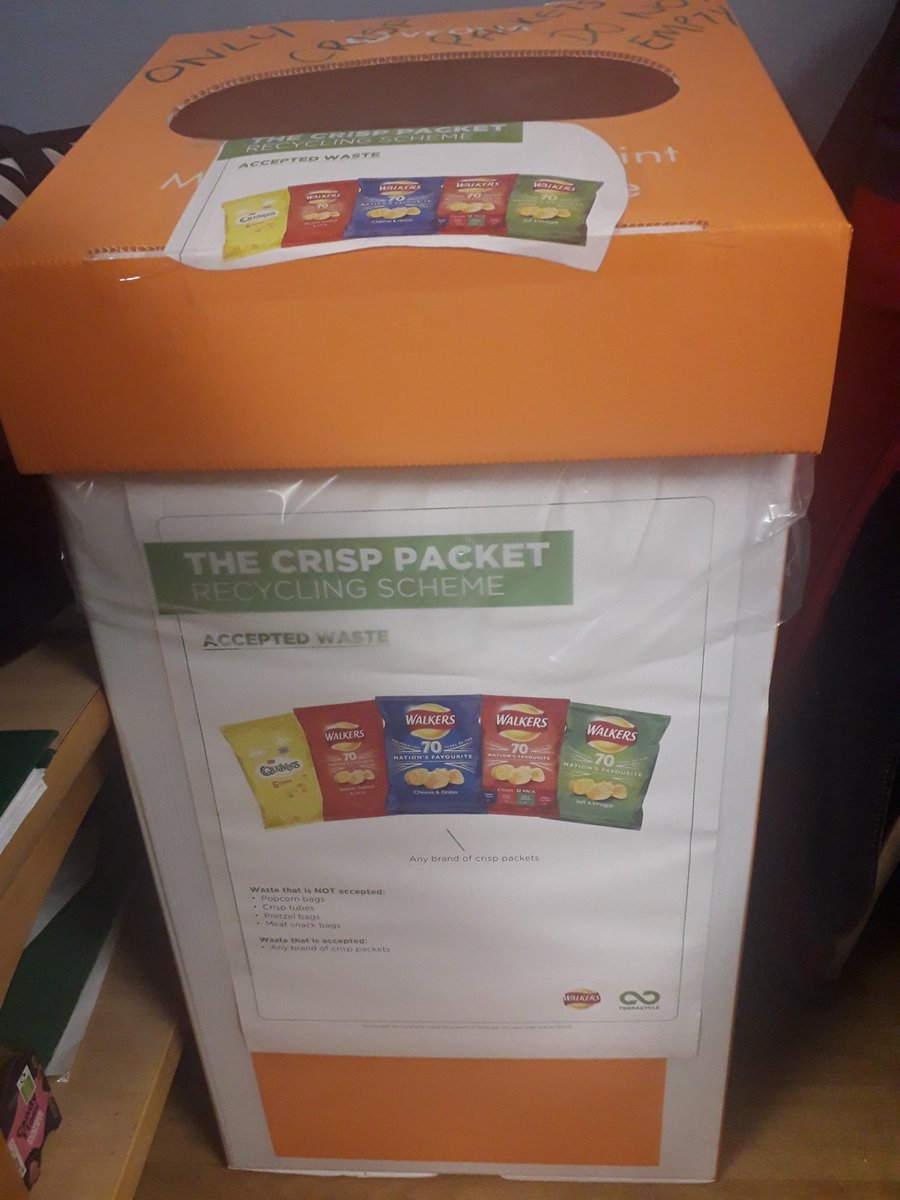 CathCooper2's tweet image. Increasing our #recycling all the time @RoyalSurrey we are now signed up to @TerraCycleUK &amp;amp; collecting crisp packets 💚
Lets all keep making small changes to make a difference
#RecycleWeek2019 #RecycleWeek