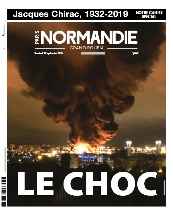 DLetainturier's tweet photo. L'édition rouennaise de @paris_normandie en cours de bouclage et à retrouver dans les kiosques demain ! #PQR #Rouen #Lubrizol #Chirac https://t.co/gCAhzBsUZR