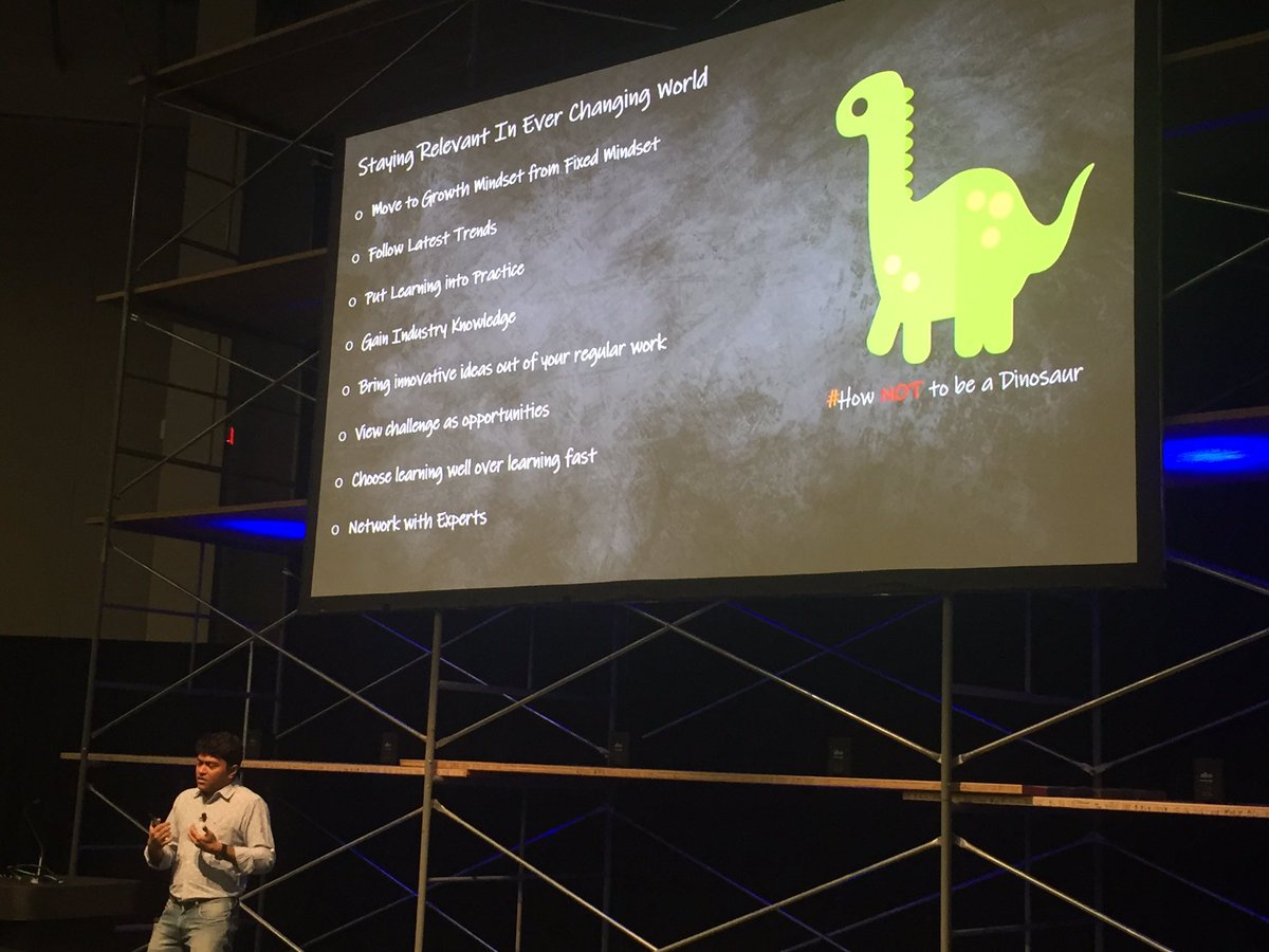 MynynaChau's tweet photo. Great advice by Avijit Dhar, #SAPcommunity member at #SAPTechEd to stay relevant as a #developer in n ever changing world https://t.co/Ojci2hCuwq