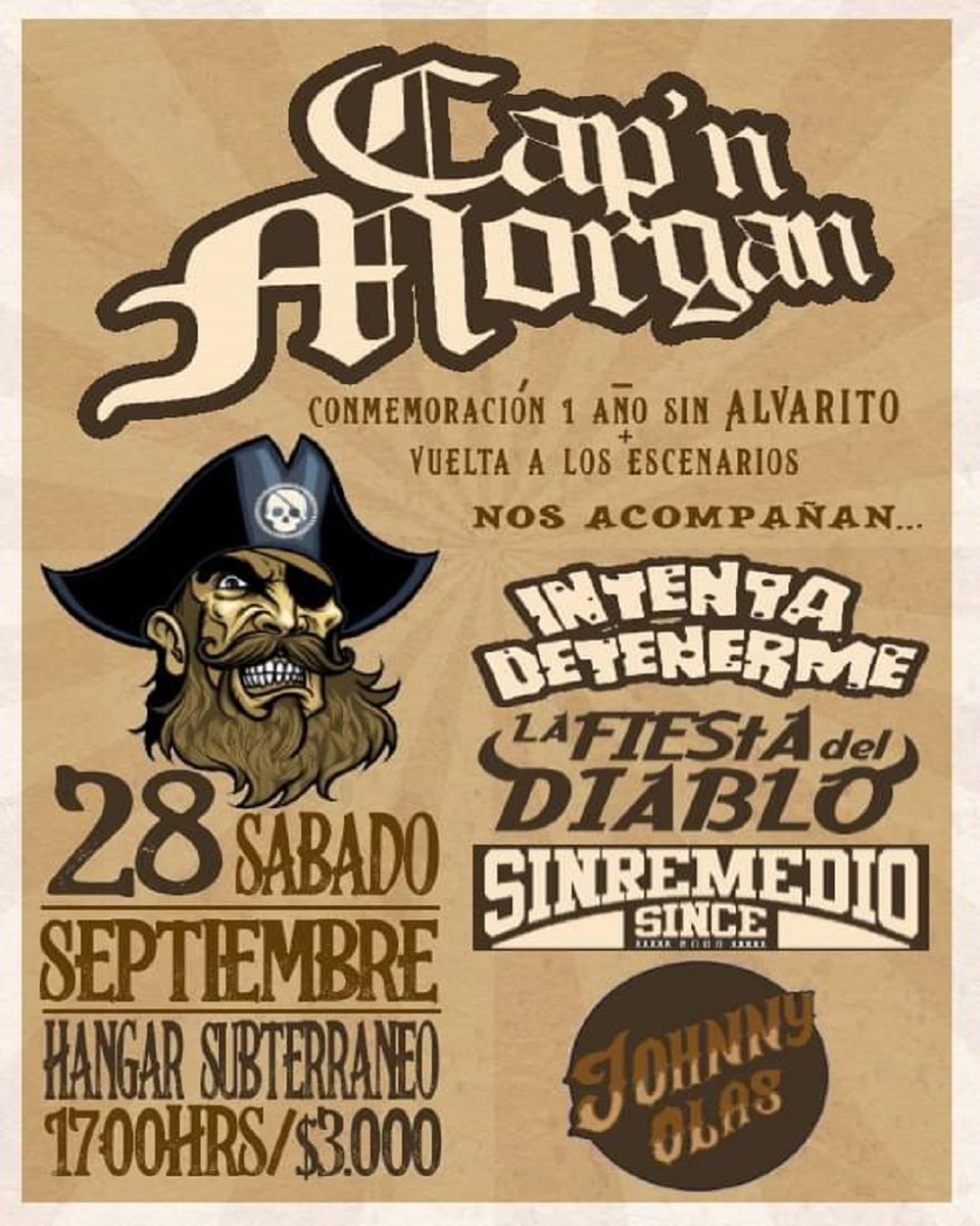 Este Sábado en Hangar Subterráneo 🤘🤘🔥