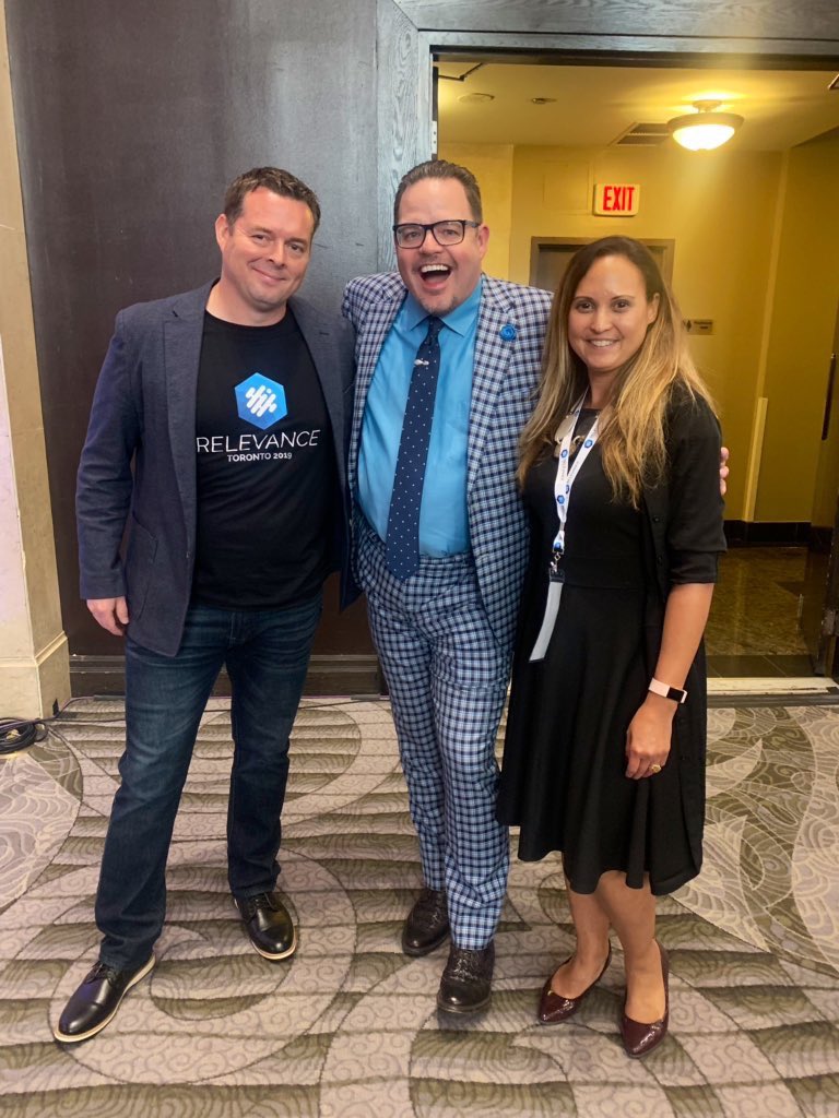 jaybaer's tweet photo. Such a treat today to join CEO Jason Atkins and head of brand @cathybilton11 at the #Relevance19 event for channel leaders. I’m so impressed w/ @360insights &amp; what they’ve built. Not a surprise they’re named one of Canada’s best places to work. #keynotespeaker https://t.co/t82LBpiBOp