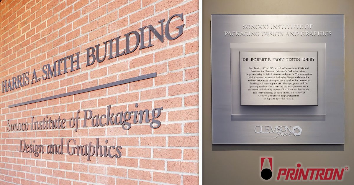 Printron's tweet photo. We are at @ClemsonUniv for the #FPPA Fall Workshop! Yesterday we spent time at Printcon for a press set-up and trouble shooting session and then toured the @SonocoInstitute Of Packaging Design and Graphics. Looking forward to the classroom session today! https://t.co/xx5RnMWsCL