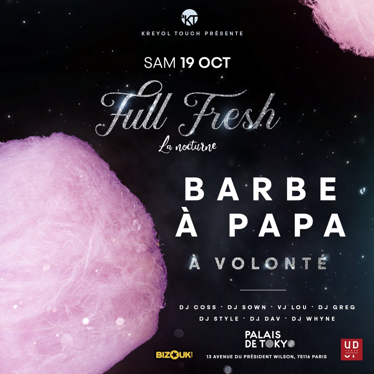 KREYOLTOUCH_'s tweet photo. 🥰Plutôt Rose ? Blanche?...Amateurs comme spécialistes 🤪On plonge dans le paradis de la Barbe à Papa😇
🎉FULL FRESH "LA NOCTURNE"🎉
#Partage #Sucrerie #barbeapapa #PartyHot
🔴INVITATIONS (Bizouk): https://t.co/oVJaucvXty https://t.co/cJBzAYkHsL