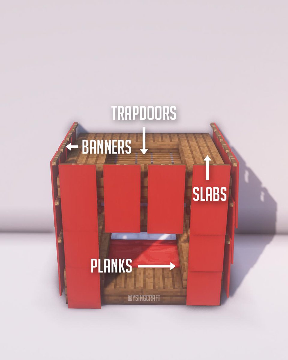 🤵Kings Bed

#minecraft #inspiration #bed #design #furnituredesign

Follow <a href="/ysingcraft/">YSingHD ⛏ Minecraft</a> for more Minecraft buildtutorials!