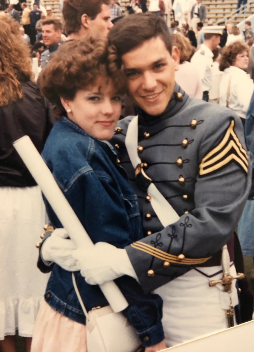 When I struggled in school and it looked like I wouldn't get my 1st choice branch as an Aviator she told me "look...I'm not marrying a tanker." She refused to see me until I did all of my homework and helped me study. I jumped 30 people in the class and made Dean's list.