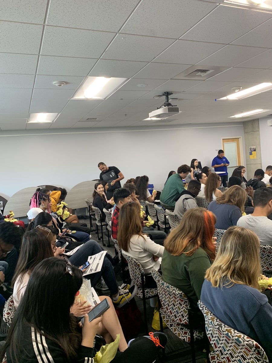 sdmesa's tweet photo. ELAC 145 students attending the financial literacy workshops. Burritos for lunch! https://t.co/Ito3tHJ10k