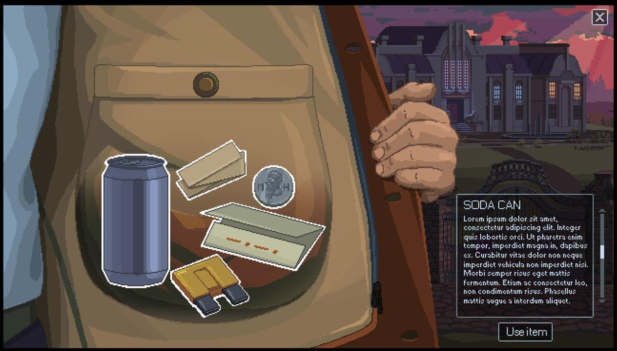 IamOKStudio's tweet photo. Inventory UI concept.

#gamedev #indiedev #indiegame #WIP #indie_ru  #Videogame #Unity https://t.co/08QSi5HDHL