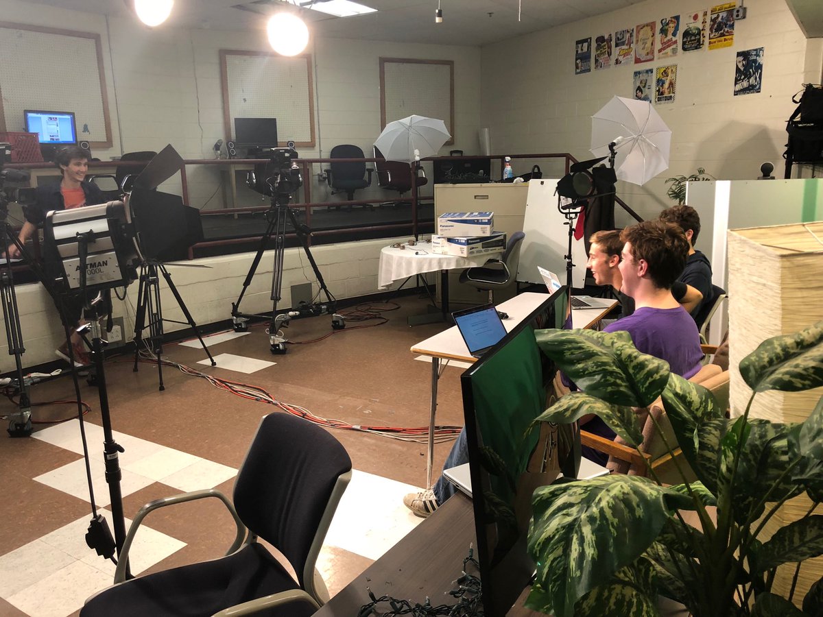 scituatehigh's tweet photo. Behind the scene of the Miles and Danny Show.                              ⁦@Scituation⁩ #sctv https://t.co/w2pPxnPpKf