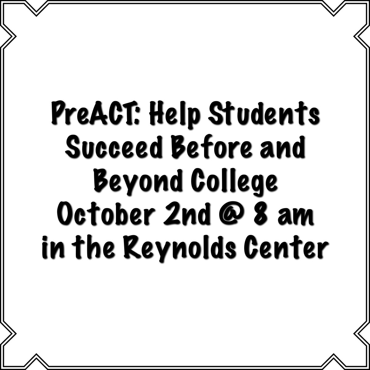 Don’t miss your opportunity to take the PreACT!
