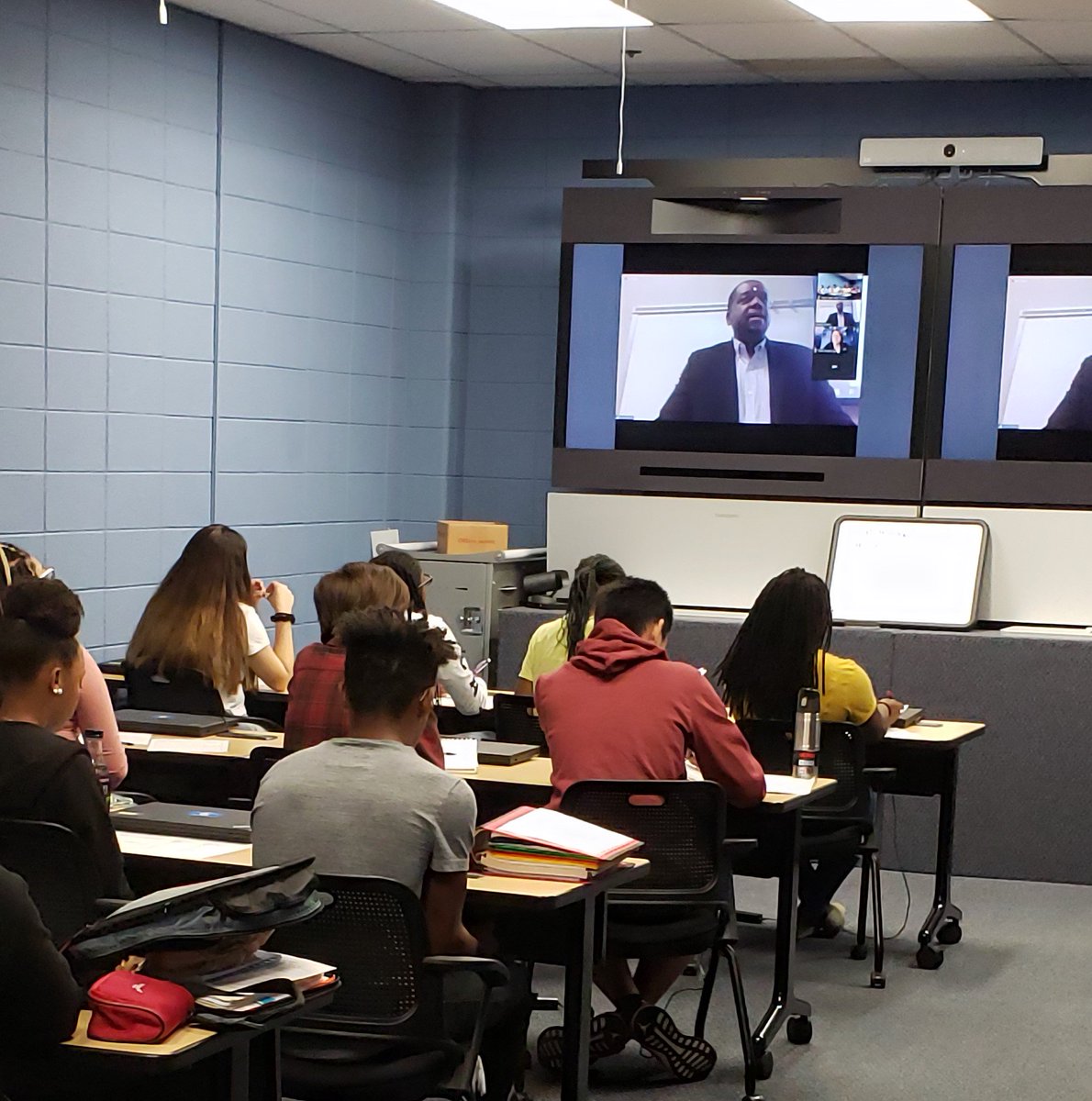 AVID Juniors and Seniors had an opportunity to partake in a HBCU Virtual College Fair hosted by the Center for Interactive Learning and Collaboration. <a href="/Westlake_HS/">Westlake High School</a> <a href="/AVIDatWestlake/">AVID at Westlake</a> <a href="/AVID_MASSVI/">AVID MASS-VI Team</a>