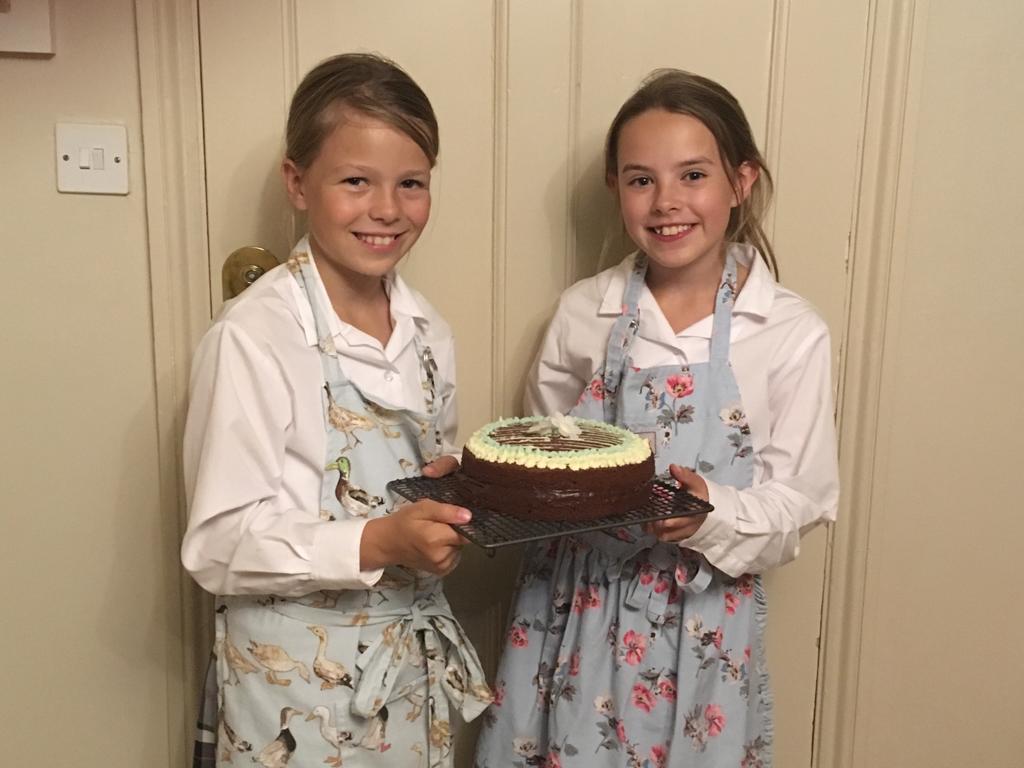 Excellent baking by two fabulous Form VI bakers for the <a href="/Brooke_Priory/">Brooke Priory School</a> @macmillancoffee morning tomorrow. Well done girls.