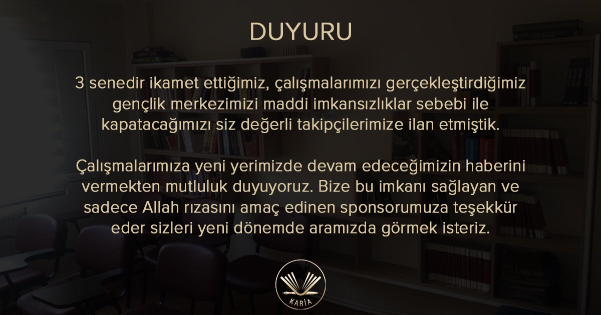 Karia Derneği tweet media