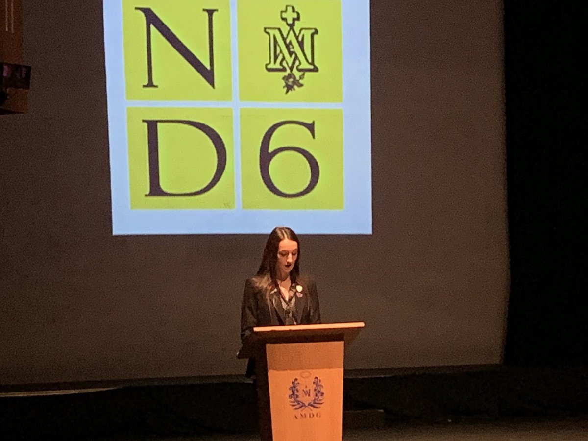 NotreDameCobham's tweet image. Head &amp;amp; Deputy Head girls give an insight to life at @NotreDame_ND6 with their excellent speeches.  Miss Harber, Head of sixth form  explains about how ND6 girls are managed! #smallclasssizes #individual attention! #QualityEducation