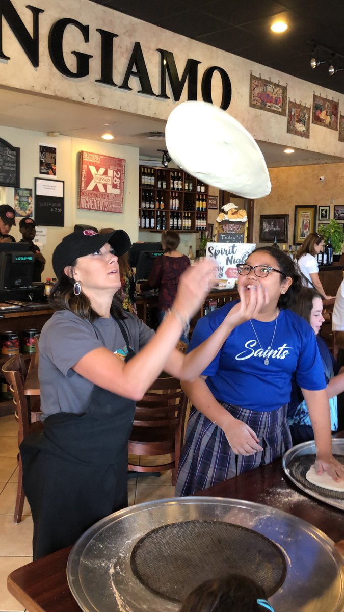StJPII_Houston's tweet photo. Thank you Russo's New York Pizzeria at Briar Forest and Eldridge for another successful Spirit Night with Chef Bogard! Our students truly had a great time what a successful PTO Spirit Night!

#StJPII #StJPIICommunityPartners #StJP2PTO #SpiritNight #Russos #Houston #Katy https://t.co/62OPX0jaw9