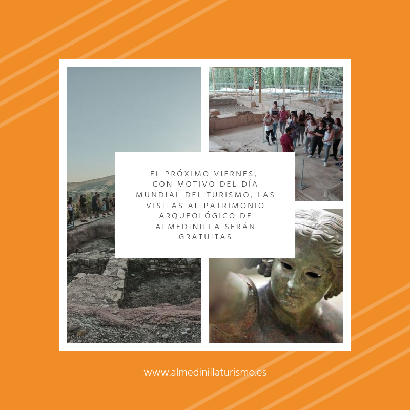 Si visitas #Almedinilla el próximo #DíadelTurismo, el próximo viernes, la entrada a los Yacimientos Arqueológicos y Museo Histórico será gratuita 😉