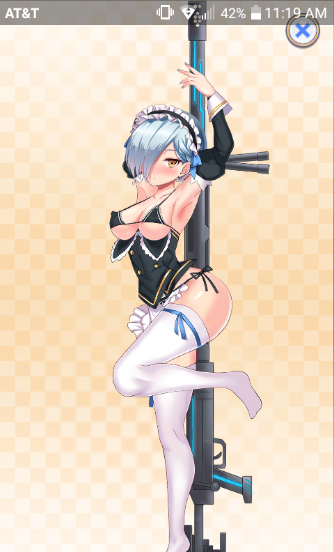 Bubble deepthroat shorts maid