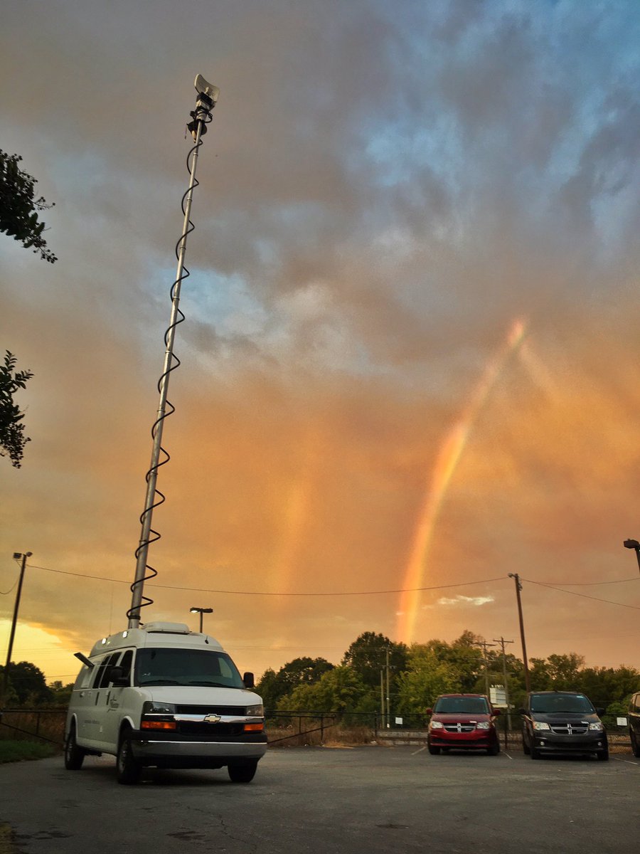 If there’s no pot of gold I’d settle for a new tripod. 🤑 #tvnews