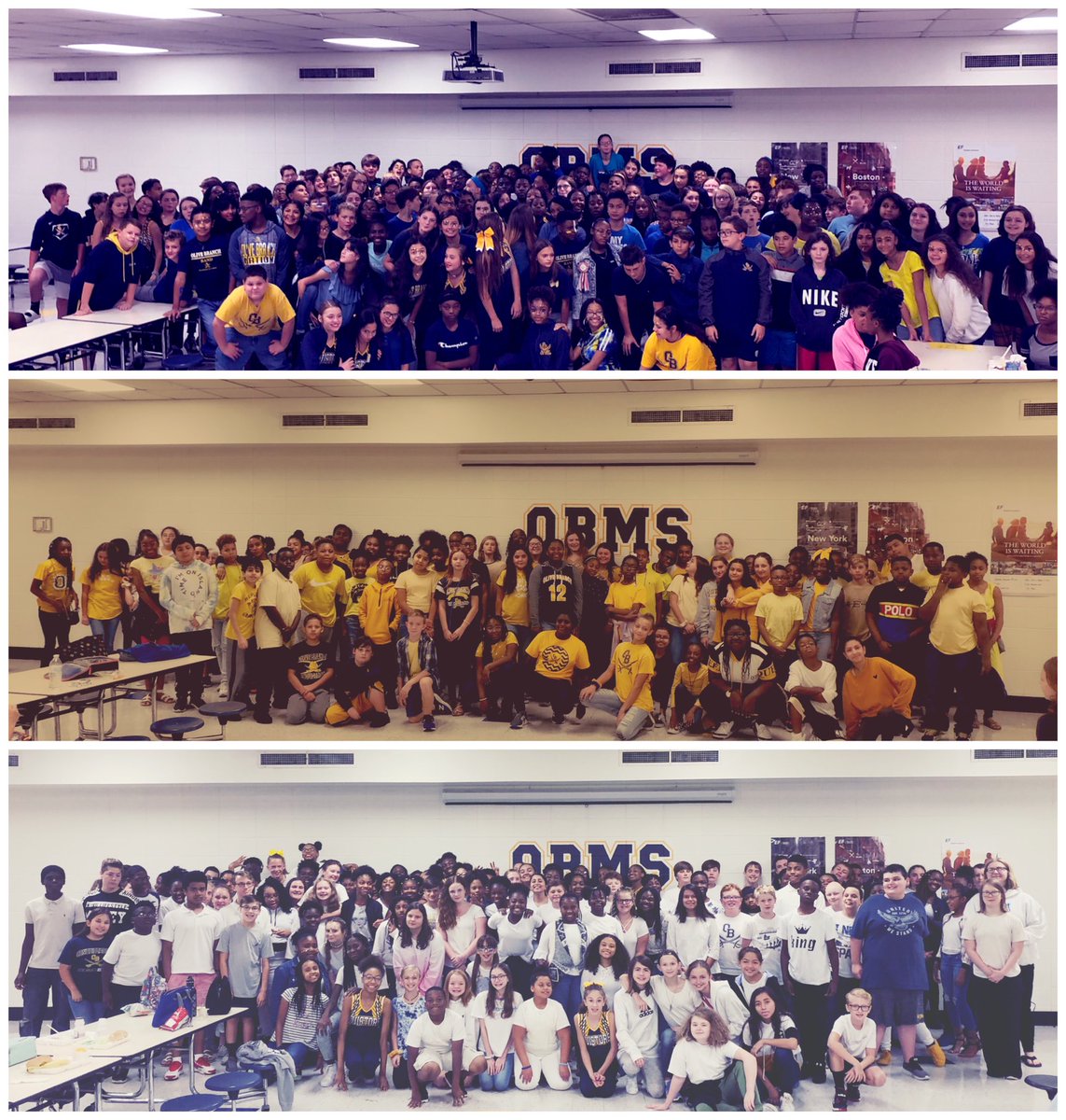 perkins_kris_'s tweet image. Spirit week is drawing to a close but our students are still pushing! 8th grade took the lead today! Who will clinch the title?!?! @OBMSPride #placetOBe #raisethebar #TeamDCS