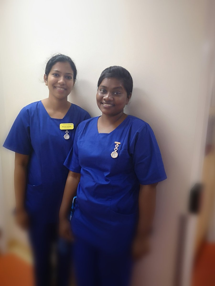 Congratulations to Blessin and Soji for passing #osce now committed nurses @WestonNHS @Jaynebiddiscom1 @SarahDodds8 @ravmeelu we have another five nurses going through the same process ❤️❤️❤️#practicedevelopment
