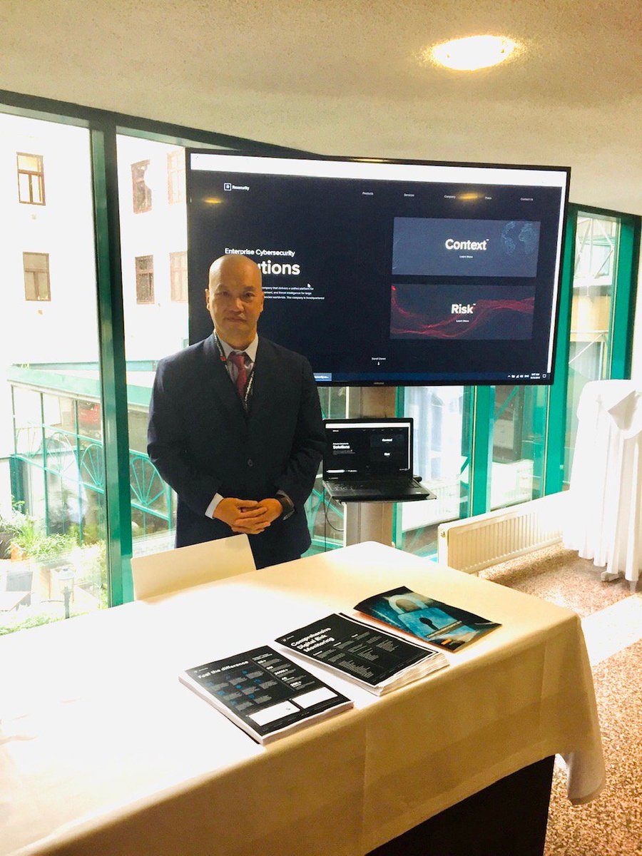 RESecurity's tweet photo. Great week at #CyberIntelligenceEU 2019 discussing #threatintel #offensive #intelligence and #bigdata. Still want to learn more about #Resecurity? Contact us today!  @SeleneGiupponi https://t.co/YyL6JXd5m8