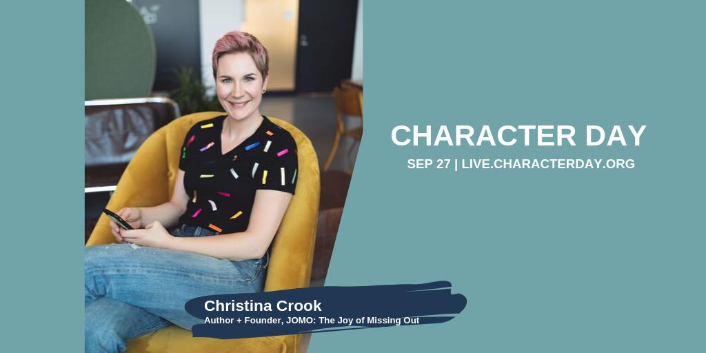 GlobalCharacter's tweet photo. Learn about living joyfully with tech for #CharacterDay2019 with
@cmcrook. 9/27 from 11:20am-11:40am. Sign-Up here: https://t.co/FDYRvACpRG
#TechLifeBalance #TechShabbat #CultivatingCharacter #DigitalLiteracy #TechSmarts #ScreenTime #GoingLive #SpeakerSpotlight https://t.co/9dhL64yYzV