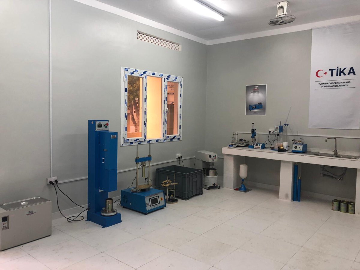 TikaSomalia's tweet photo. TİKA constructed Engineering Lab contains concrete &amp; Building laboratory, Soil &amp; asphalt laboratory and water analyze Laboratory in Mogadishu University. in order to enhance the capacity  all Engineering students in Somalia. https://t.co/t0opXzSoWe