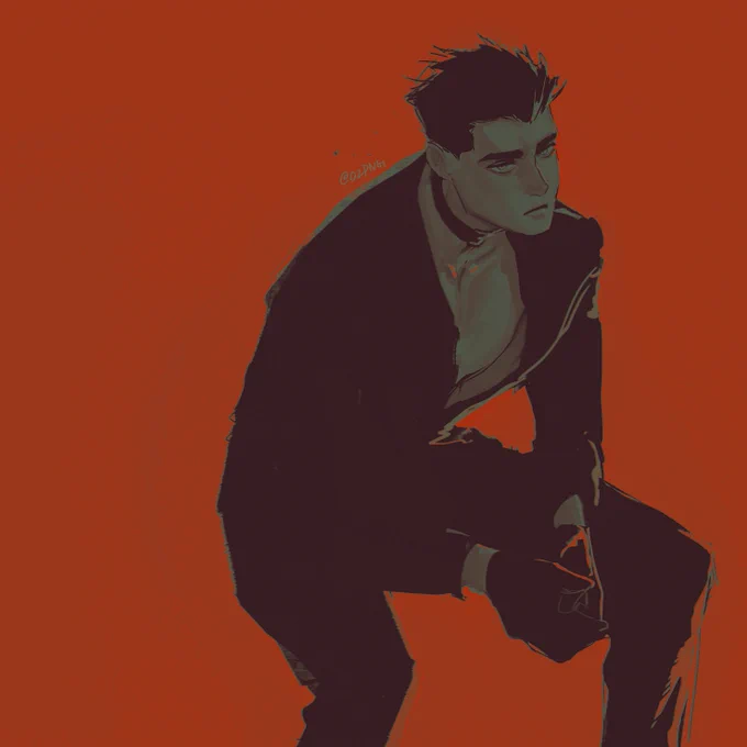 Damian Wayne doodles 