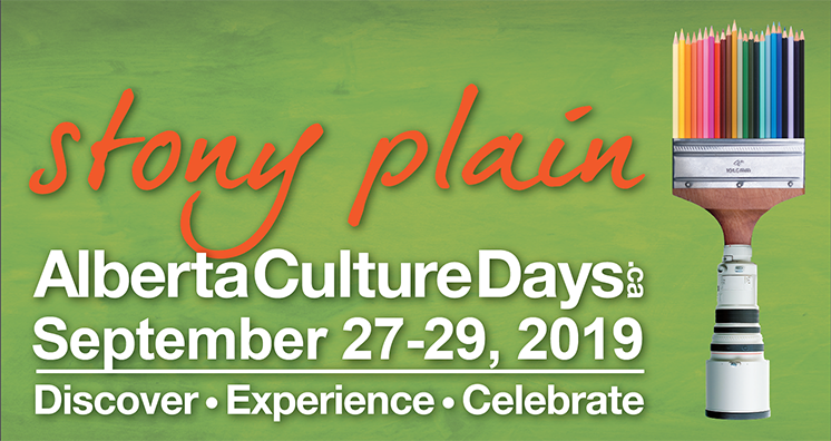 Alberta Culture Days recognizes the value of arts &amp; culture across the province. Come celebrate at family-friendly community events from September 27 - 29. More details on Alberta Culture Days and the full event schedule can be found at stonyplain.com/culturedays