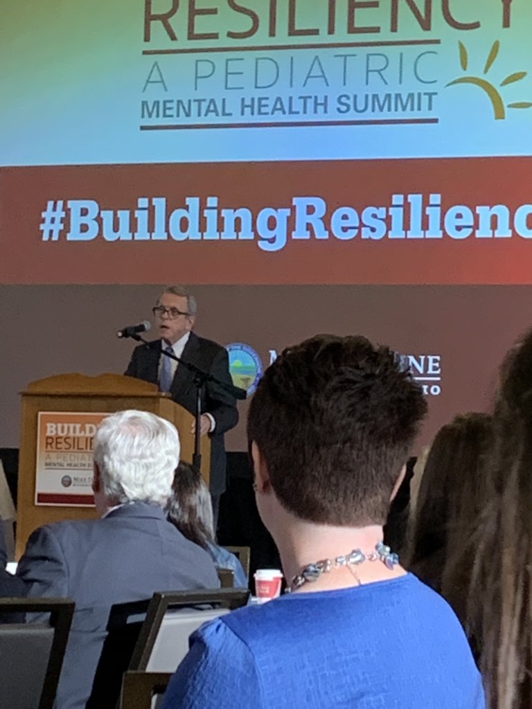 kimrupert's tweet photo. I had the privilege of attending the @GovMikeDeWine’s Ped. #Resiliency Mental Health Summit at today.  Surrounded by educators, providers, counselors &amp; first responders - all there on behalf of kids...I could only think, “I’ve found my people!” #BuildingResiliency19 https://t.co/uVbYtxogPn