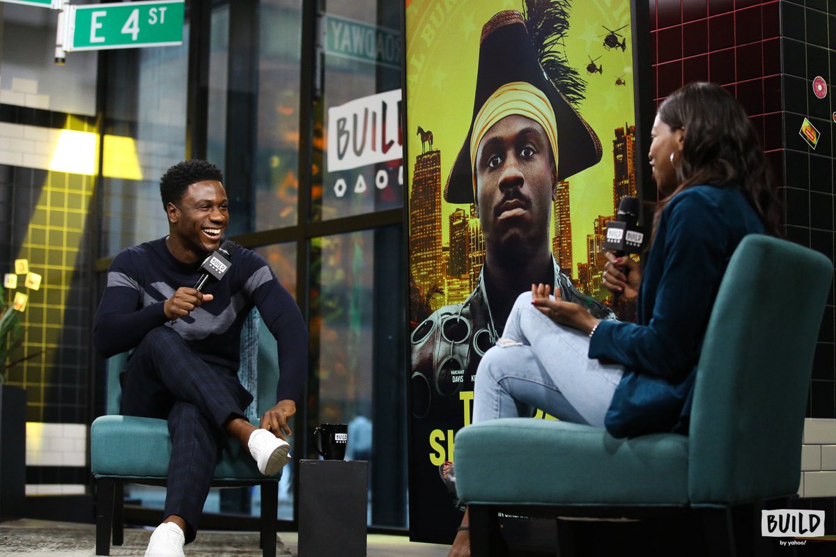 thmooregrp's tweet photo. Actor, @marchantdavis in @Bally for the @BUILDseriesNYC interview. @DayShallComeUK 

Styled by @thmooregrp 
#BallyCollective #Bally #thmooregrp #marchantdavis https://t.co/kU5jQQAA0a