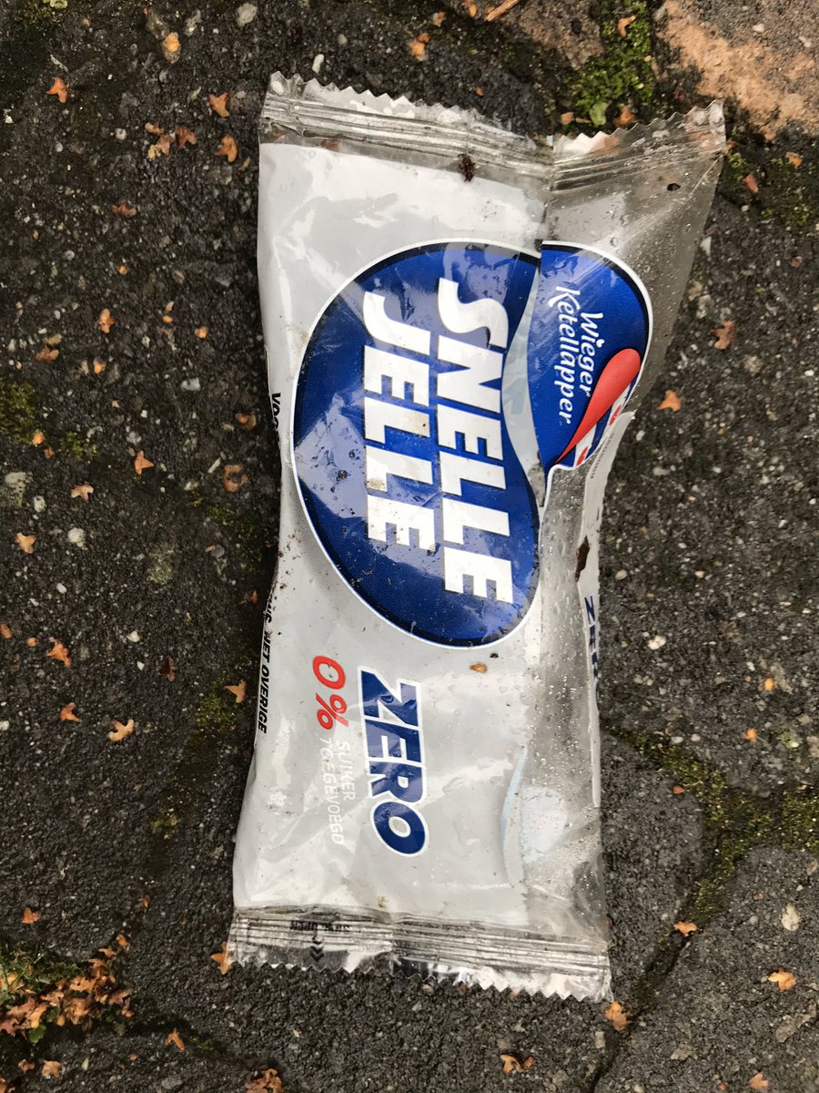 Dat zou mooi zijn: een #snellejelle als 0% #zwerfafval of #zwerfie...