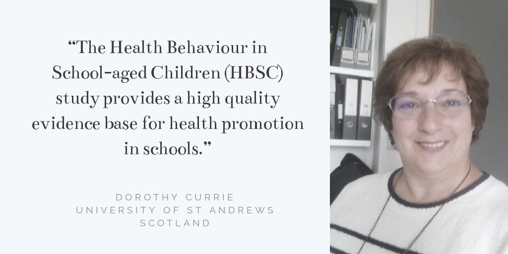 ConferenceHps's tweet photo. Health Promoting Schools need empirical data for systematic intervention planning and evaluation. The @HBSCStudy offers a unique data set. In her keynote, Dorothy Currie from @univofstandrews will provide us with HBSC key results, trends and links with #schoolhealthpromotion. https://t.co/SmLlXNX2Hw