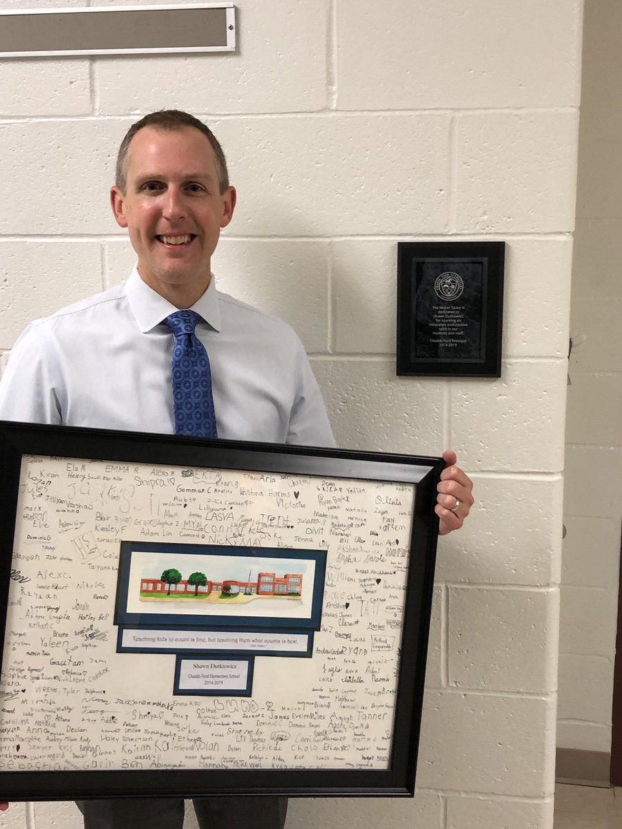 wag_j's tweet photo. Today we dedicated our #Makerspace to @shawndutkiewicz for his #innovative leadership. Thank you for being an inspiration to all of us. #cfemakerspace @JohnSanville @MrHirtTech @UCFSD @UCFCurriculum https://t.co/BDaiMTowiU