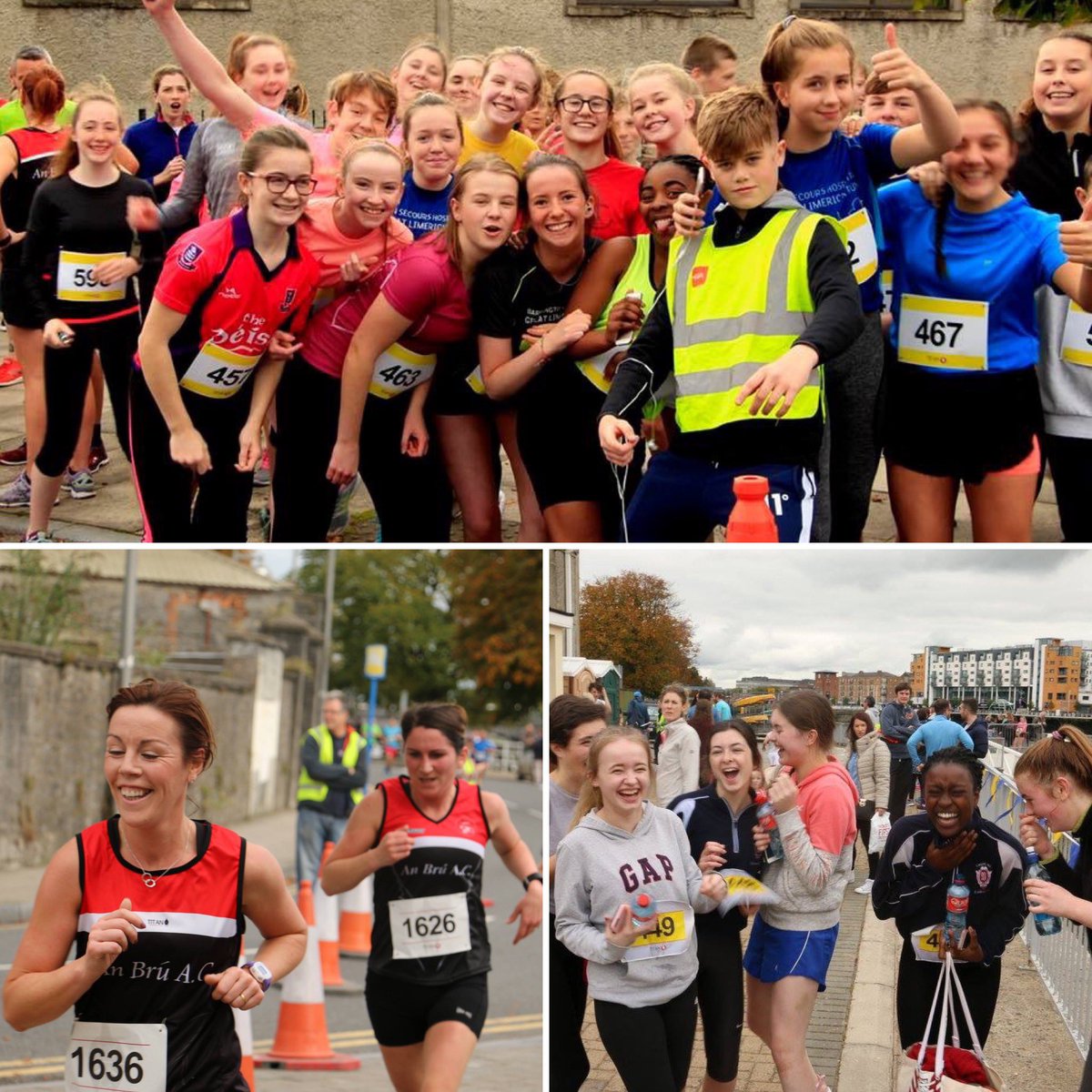 Smrc_rowing's tweet photo. Just over a week to go to the 7th Annual SMRC Urban Run sponsored by Sherry Fitz Limerick @sherry_fitz 
Registration for the 5 &amp; 10km races is open - https://t.co/r20o3tFm4m Take a look at all the happy smiling faces from last year’s races-say cheese😃see you on Sun Oct 6th! https://t.co/6yFLkQ41pI