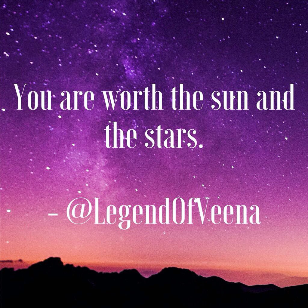 Never settle for less when the Universe will give you all you desire. You are truly worth the sun and the stars.

#Love #Faith #MentalHealth