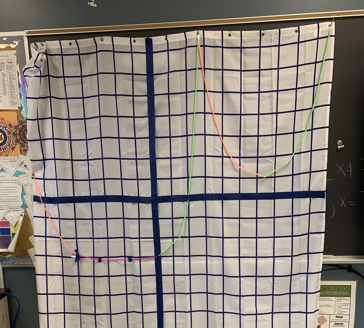 Caitlyn_Gironda's tweet image. Shower curtains and straws to talk about function features in #alg2chat