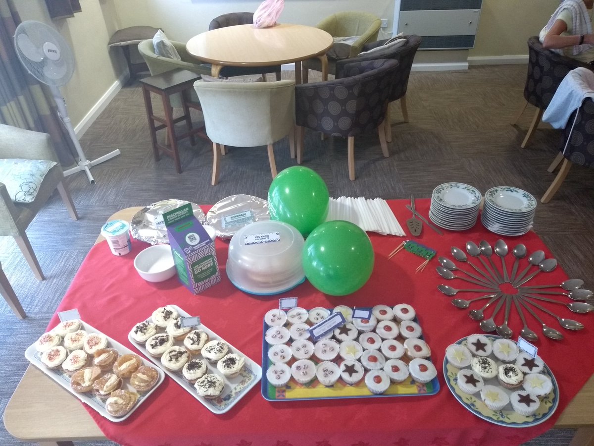Emma32152043's tweet photo. Fantastic turnout at Laurence Lowry court today supporting and enjoying Macmillan Coffee morning! 🍰☕ #salford #macmilliancoffeemornong #food #community https://t.co/8BMv4n1pqG