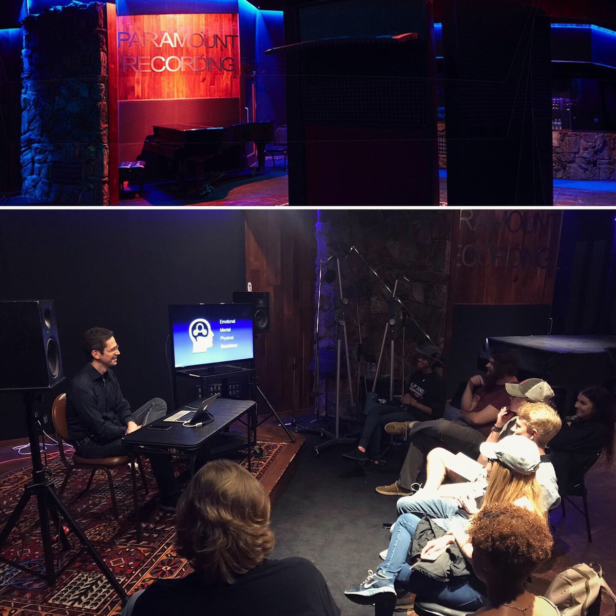 miklosmalek's tweet photo. Recently I did two masterclasses for the Los Angeles Music Industry Summer Academy at #paramountrecordingstudios . In 2 hours I gave them a checklist of the most important factors of making a hit record. Great group of people, amazing questions, can’t wait to do it again! #lamisa https://t.co/8rsgCqmfFR