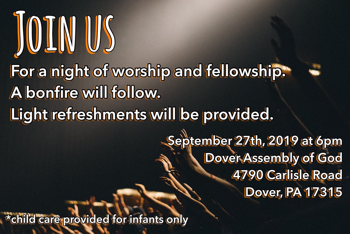 DoverYTH's tweet photo. Join us tomorrow night at 6:00 pm for a night of worship and fellowship! https://t.co/K5Mp72sbgp