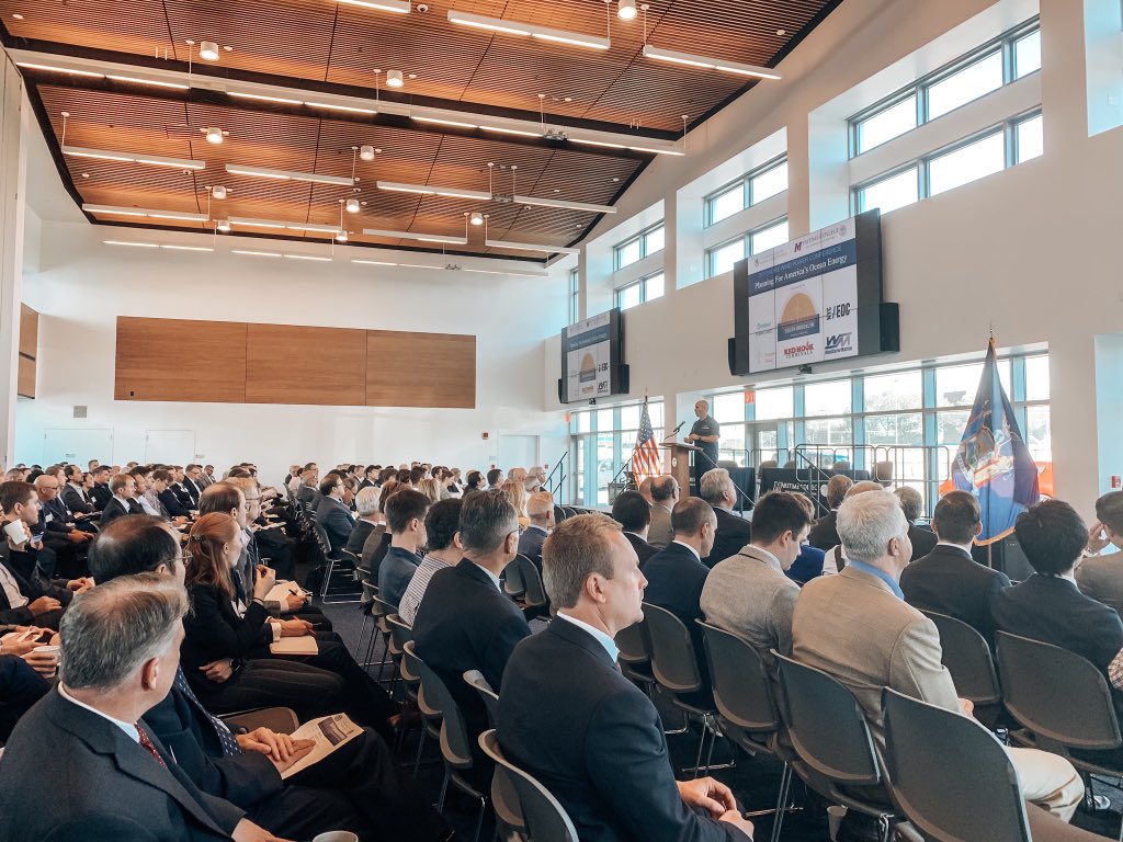 MaritimeCollege's tweet photo. Maritime College and the Maritime Industry Museum at Fort Schuyler welcomed guests to the Offshore Wind Power Conference which highlighted offshore wind power energy projects and focused on clean energy, infrastructure and workforce development. #OffshoreWindPowerConference https://t.co/aUBbExahZe
